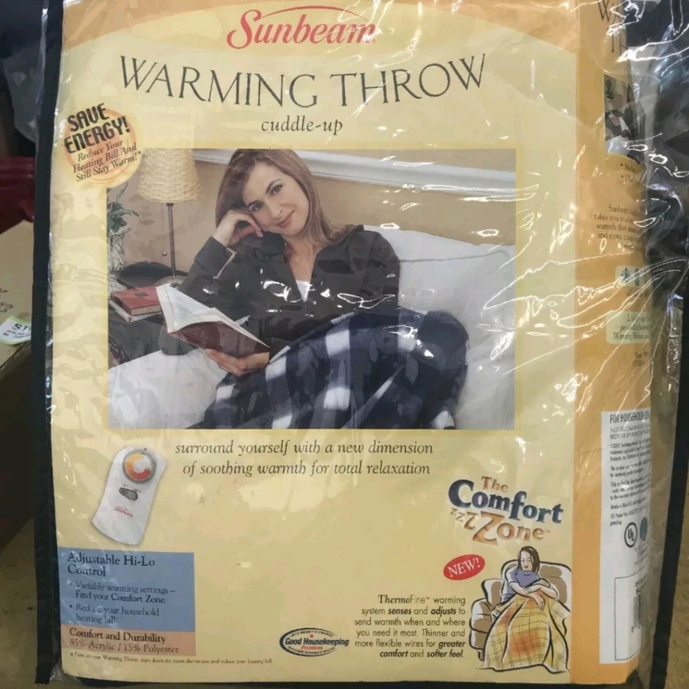 Sunbeam Electric Warming Blanket Single Control